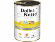 DOLINA NOTECI Premium Junior Rich in chicken gizzards - vlhké krmivo pro psy - 400g