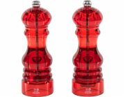 Peugeot Podium Salt and Pepper Mill 18 cm Duo Acryl red