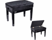 V-Tone V-TONE BENCH 2 WL klavírní lavice s úložným prostorem VELOUR BK