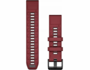 Garmin Garmin Ersatzarmband QuickFit 22mm silikonový Marsala/Grafit