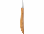 Kirschen Notched carving knife  with olive wood booklet