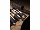 Kirschen Leather roll-up bag,  empty 12 compartments