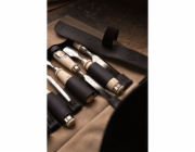Kirschen Leather roll-up bag,  empty 12 compartments