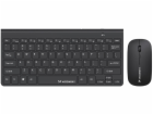 Wozinsky Bezdrátová klávesnice a myš Compact Set - černá