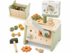 Viga Toys VIGA PolarB Mini Workshop Sada nářadí 2v1 Dřevě...