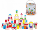 Viga Toys Viga 59697 dřevěné kostky - 100 dílků