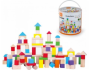 Viga Toys Viga 59697 dřevěné kostky - 100 dílků