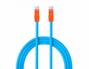 NoName Kabel Newell USB-C - USB-C 100W, 2m, silikonový, modro-oranžový