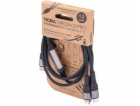 Troika Nabíjecí kabel USB Trident Pro, 1,2 m, 3 v 1, černý