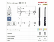 Fanar TAPS M 8 DIN-376C R40 (6H) HSSE-PM TICN