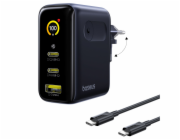 Baseus PicoGo AE21 Charger 2C+A  100W Black + Type-C 1.5m Black
