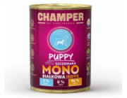 CHAMPER Puppy Mono Turkey - vlhké krmivo pro psy - 400g