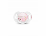 Suavinex 308935-FYZIOLOGICKÝ dudlík SX PRO SILICONE 18M RŮŽOVÁ POEZIE
