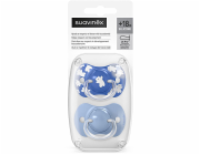 Suavinex 309071-Fyziologický dudlík SX PRO 18M 2 ks MODRÝ WILD&FREE