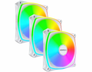 Montech AX120 Pro PWM bílá sada 120mm ventilátorů (3 ks)