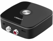 Ugreen Bluetooth 5.1 adaptér / přijímač CM106 2x RCA, 3,5mm jack, aptX HD, USB-C (černý)