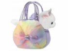 FANCY PALS Plyšová kočka AURORA v sáčku, 20 cm