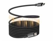 Vision Techconnect - USB kabel - USB-C (M) do USB-C (M) - USB 3.2 - 5 A - 1 m - magnetický - cerná