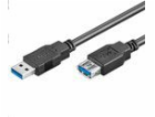 MicroConnect Kabel USB USB-A - USB-A 2 m černý (USB3.0AAF2B)