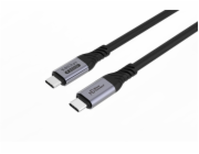MicroConnect Kabel USB-C - USB-C 1 m černý (USB4CC1-240W-80GBPS)