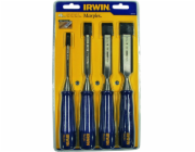 Irwin Sada dlát IRWIN BLUE-CHIP na dřevo, 4 kusy, 6, 13, 19, 25 mm, typ M444, IRWTM444S4