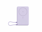 XIAOMI PowerBank Magnetic 10000 se stojánkem fialová