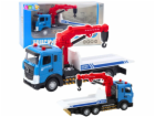 LeanToys Odtahovka se zvuky světel kovové kabiny odtahovky