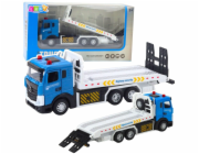 LeanToys Dopravní vůz Odtahovka Pohyblivá plošina Světla Zvuky