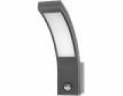 Orno Nástěnné LED svítidlo PYRYT 10W, zahradní svítidlo s pohybovým senzorem 140°, 800lm, IP54, 4000K, šedé, AD-OP-6109GLPMR4