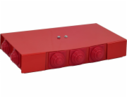 Simet Protipožární krabice PIP-2AN R2x3x4 obdélníková, E90, odbočná, rozměry 88x30x166mm, červená 84622646