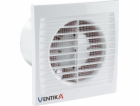 Ventika nástěnný ventilátor bílý Fi 125 mm s tažným spína...