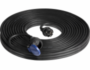Orno Prodlužovací kabel do dílny s ochranou proti stříkající vodě IP44, 1x2P+Z 30m, olejivzdorný gumový kabel H07RN-F 3x1,5 mm2, 230 V AC/16 A
