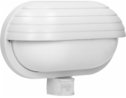 Orno Nástěnná lampa MUSAM, zahradní svítidlo s pohybovým senzorem 180°, 1x60W, E27, IP44, s difuzorem, plast, bílá Symbol: LF-1/W EAN: 590825,LF-1/W