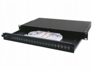 SecurityNET Panel 19 1U 24xSC sx 1x kazeta SC-FL-01 P1-S240000-NOVINKA