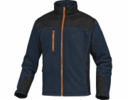 Delta Plus BRIGHTON2 - fleecová mikina, zip po celé délce, 5 kapes, laminovaný polyester, 420 g/m2, Ripstop - šedo-černá 2XL