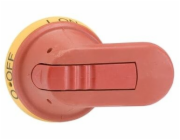 ABB Mezilehlá rukojeť žlutočervená 65 mm pro OS20-250 a OT160-250 OHY65J6 1SCA022380R9820
