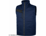 Delta Plus STOCKTON3 - vesta MACH, 9 KAPES, prošívaná 65% polyester, 35% bavlna, 245 g/m2 - tmavě šedá XL