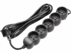 Orno 5cestný prodlužovací kabel 2P+Z, 5m H05VV-F 3x1,5mm2...