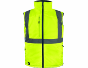 Delta Plus Zateplená, výstražná, oboustranná vesta z polyesteru Oxford, třída 2, barva fluo žlutá-tmavomodrá, velikost: XL, FIDJ3HVJAXG