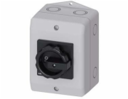 Siemens Hlavní vypínač v krytu 3P 16A 7,5kW AC23A 400V, polovodičové kontakty 1NO 1NC, černá knoflík 3LD2064-1GP51