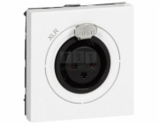 Legrand 078755 MOSAIC XLR-3 audio zásuvka - 2 moduly bílá samice Neutrik 078755