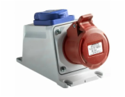 FAMATEL Pevná zásuvka 32A 4P 400V + GS*T IP54 s kolíkem 23625F