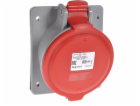 Legrand Panelová zásuvka 5P 32A 400V červená IP44 P17 TEM...