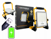 BestService Přenosný bateriový LED projektor HERKULES 30W 1000lm 5000K 5000mAh GW-0072