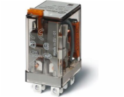 Finder Relay 2P 12A 230V AC testovací tlačítko mechanický indikátor (56.32.8.230.0040)