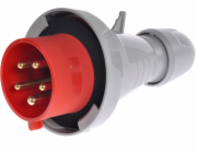 Legrand Přenosná zástrčka 5P 32A 400V červená IP67 P17 TEMPRA PRO (555439)