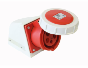 PCE Pevná zásuvka 16A 3P+Z+N 400V s tlumivkou IP67 1152-6P