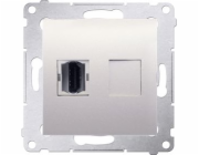 Kontakt-Simon Kontakt Simon HDMI zásuvka Simon 54 krémová (DGHDMI.01/41)