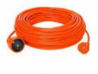 KEL Prodlužovací kabel Garden 1-zásuvka černý 15m 16A ora...