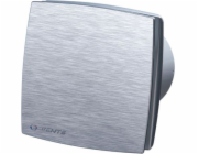 Vents Axiální ventilátor O 100 14W 33dB časovač + hygrostat kartáčovaný hliník (100LDATHMET)